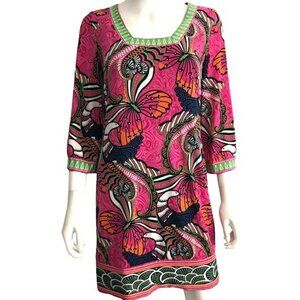 Laundry By Shelli Segal Peacock and Butterfly Shift Dress 2